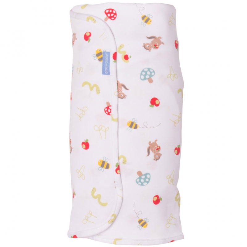 GLLQUEN BABY Couverture D'emmaillotage Bio Réglable Arc-en-Ciel – 0-3 Mois – 100% Coton Doux