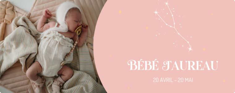 signe astrologique bébé Taureau