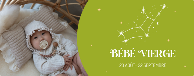 bébé vierge calme et observateur