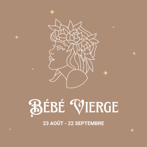 Signe astrologique bébé vierge