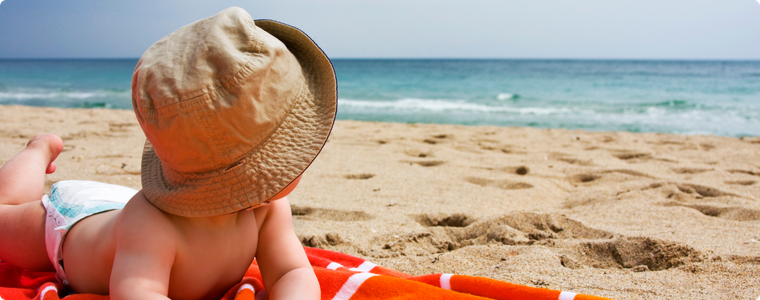 préparer le sac plage bébé