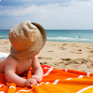 préparer le sac plage bébé