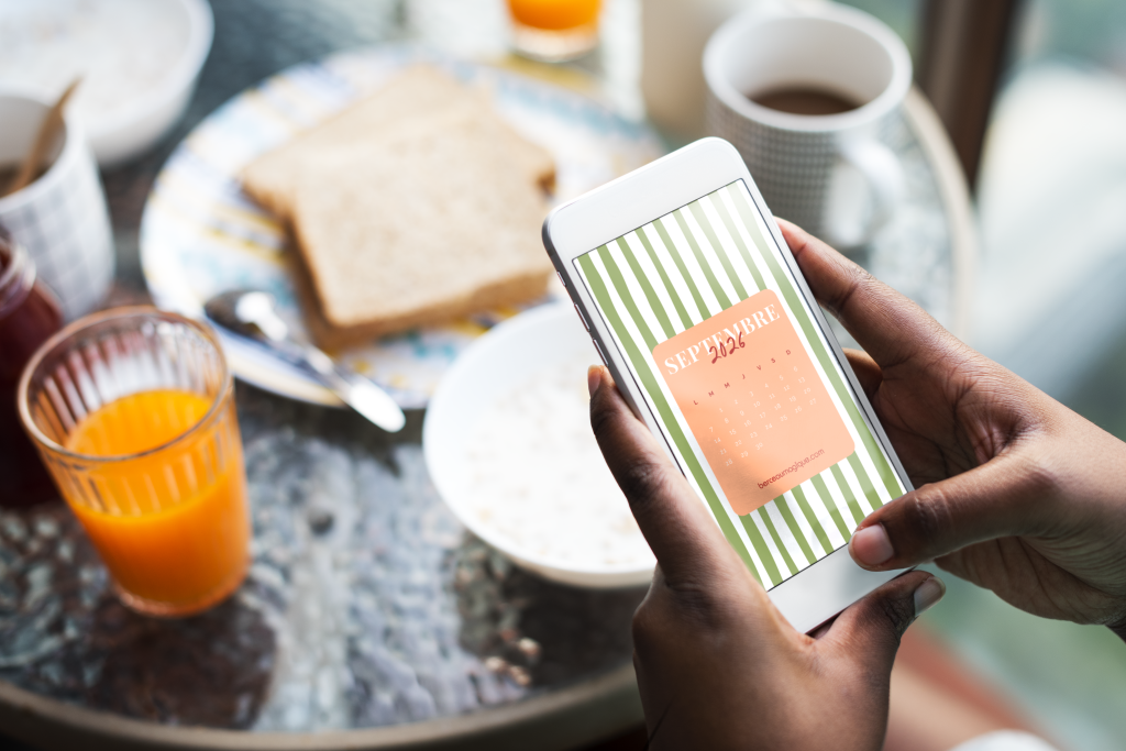 fond d’écran mobile avec calendrier septembre 2026