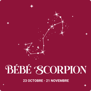 bébé scorpion sensible et affectueux