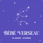 caractère du bébé Verseau curieux et indépendant