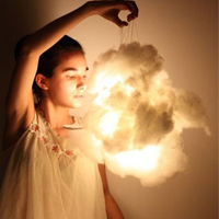 Fabriquer une lampe nuage en pompons - Be Frenchie