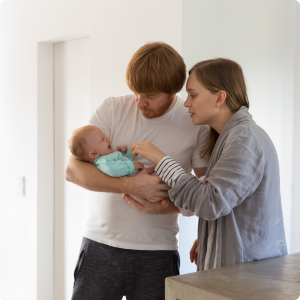 bébé pleure le soir