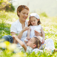 renouveau printemps famille routine douce avec enfant