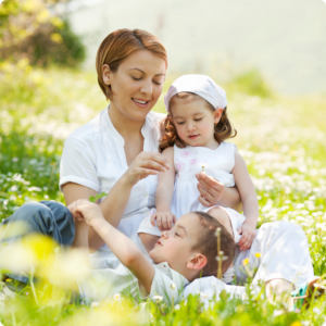 renouveau printemps famille routine douce avec enfant